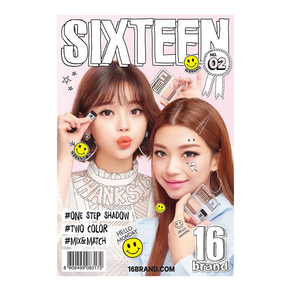 Sixteen Brand Eye Magazine HELLO MONDAY Lidschatten 16brand (2g) von Joom DACH