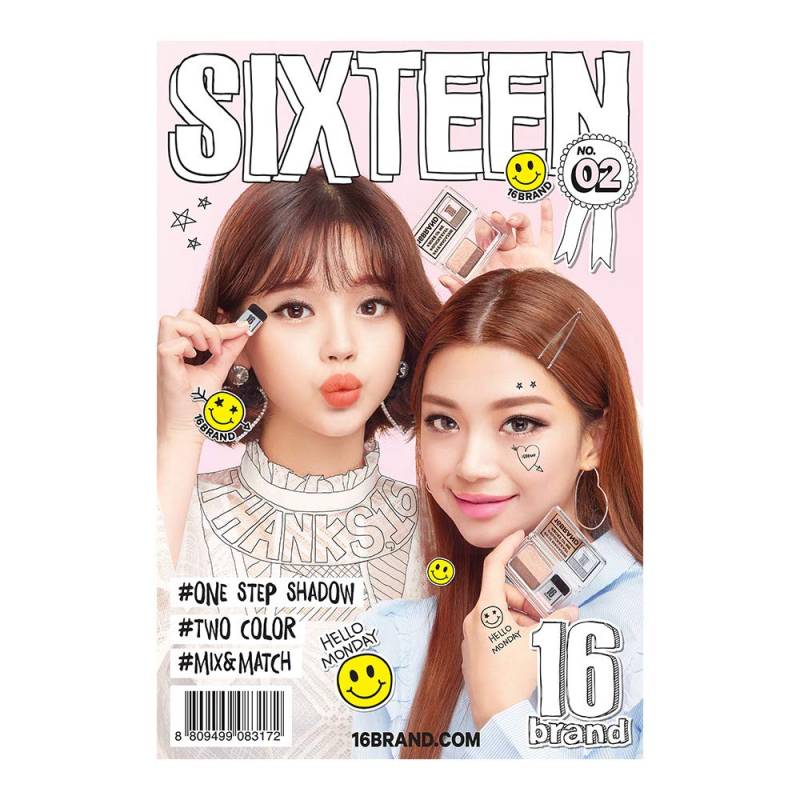 Sixteen Brand Eye Magazine HELLO MONDAY Lidschatten 16brand (2g) von Joom DACH