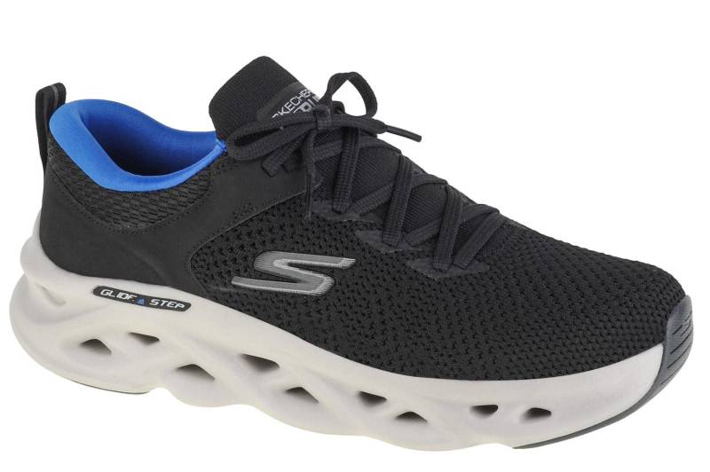 Skechers Go Run Swirl Tech-Dash Charge, schwarze Herren-Laufschuhe 43,5 von Joom DACH
