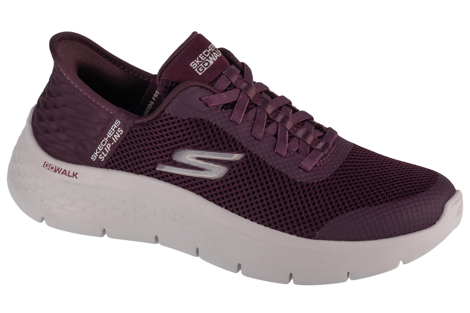 Skechers Slip-Ins: GO WALK Flex - Grand Entry, burgunderfarbene Sneaker für Damen 36 bordeaux von Joom DACH