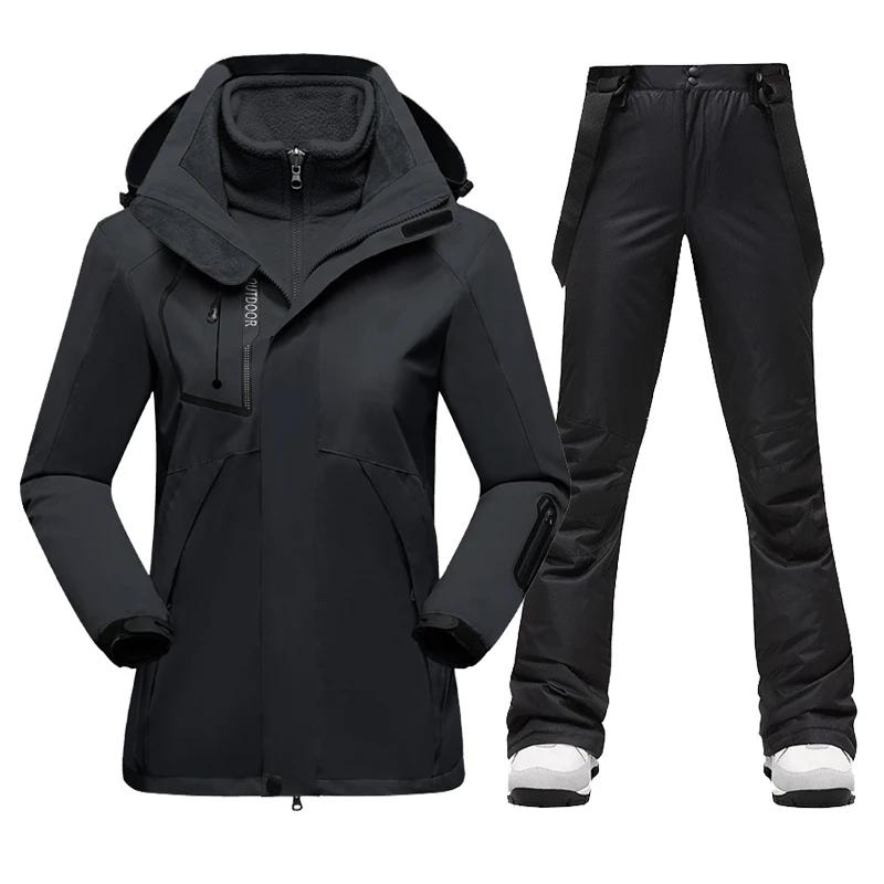 Skianzug Damen Winter Ski Snowboard Kleidung Dicke Warme Wasserdichte Ski Daunenjacken Outdoor Schneejacke Für Damen Marke M schwarz Skianzug Damen Winter Ski Snowboard Kleidung Dicke Warme Wasserdichte Ski Daunenjacken Outdoor Schneejacke Für Damen Marke M schwarz von Joom DACH