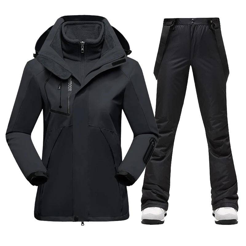 Skianzug Damen Winter Ski Snowboard Kleidung Dicke Warme Wasserdichte Ski Daunenjacken Outdoor Schneejacke Für Damen Marke M schwarz Skianzug Damen Winter Ski Snowboard Kleidung Dicke Warme Wasserdichte Ski Daunenjacken Outdoor Schneejacke Für Damen Marke M schwarz von Joom DACH