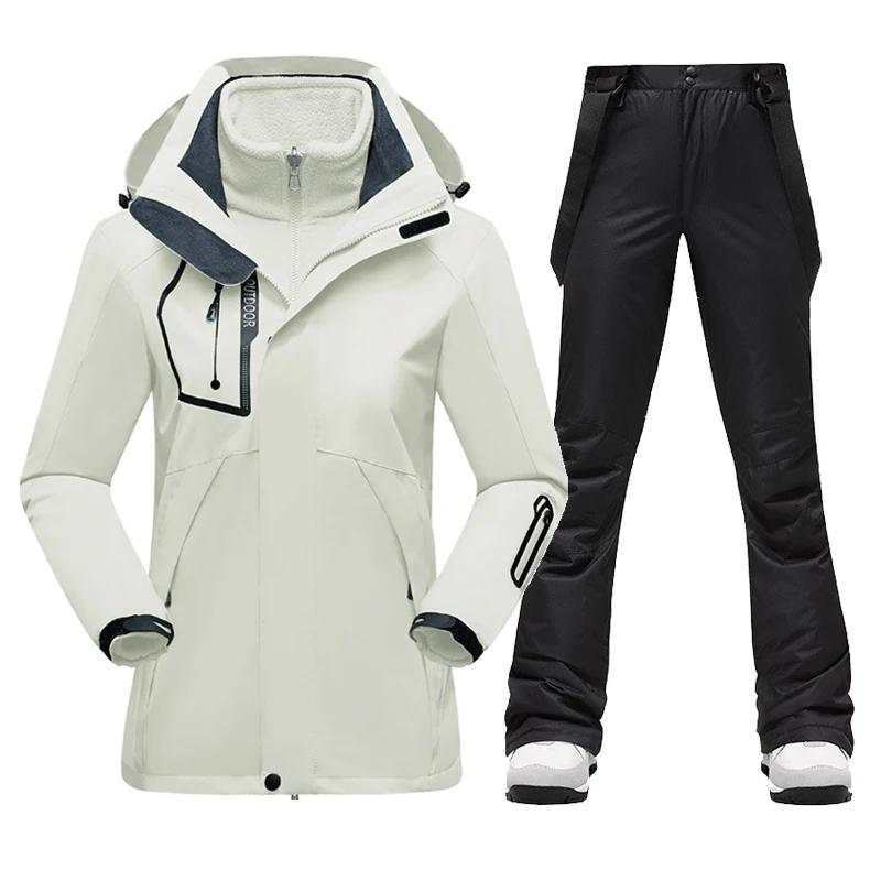 Skianzug Damen Winter Ski Snowboard Kleidung Dicke Warme Wasserdichte Ski Daunenjacken Outdoor Schneejacke Für Damen Marke XL Skianzug Damen Winter Ski Snowboard Kleidung Dicke Warme Wasserdichte Ski Daunenjacken Outdoor Schneejacke Für Damen Marke XL von Joom DACH