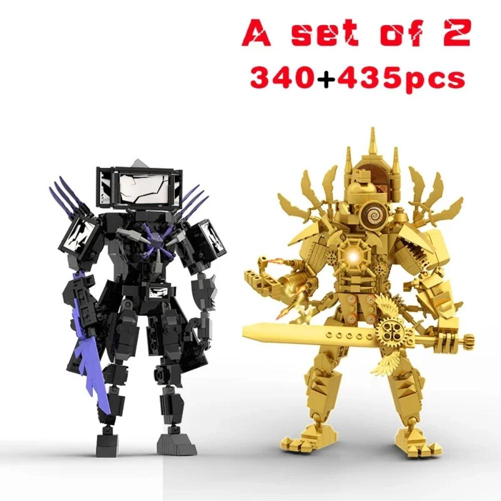 Skibidi Bausteine Spielzeug – Kameramann/Titan/Uhrenkönig Animationsfiguren Modell, DIY Montagesteine für Jungen Mädchen Kinder Geburt von Joom DACH