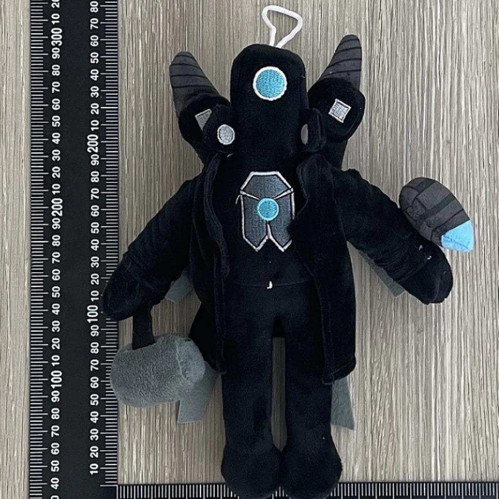 Skibidi Toilette Plüsch Titans Kameramann Fernsehmann Bohrmann Titans Sprechermann Bohrmann Sprecher Puppe Plüschtier Kuscheltier von Joom DACH