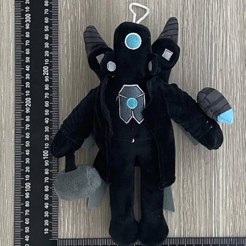 Skibidi Toilette Plüsch Titans Kameramann Fernsehmann Bohrmann Titans Sprechermann Bohrmann Sprecher Puppe Plüschtier Kuscheltier von Joom DACH