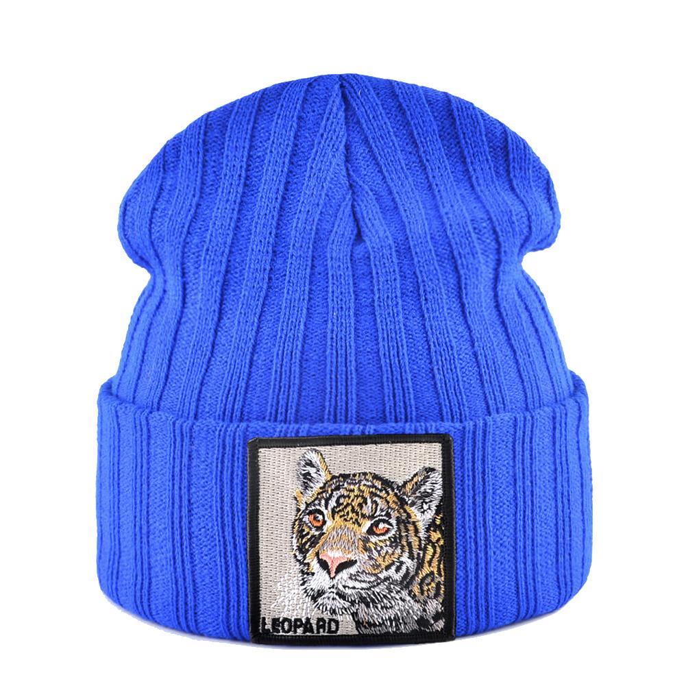 Skullies Beanies Frauen Herbst Winter Streetwear Stricken Mützen Hut Männer Gestrickte Einfarbig Motorhaube Gorras Mit Stickerei Patch Kappe von Joom DACH