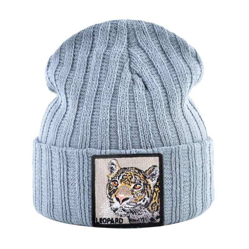 Skullies Beanies Frauen Herbst Winter Streetwear Stricken Mützen Hut Männer Gestrickte Einfarbig Motorhaube Gorras Mit Stickerei Patch Kappe von Joom DACH
