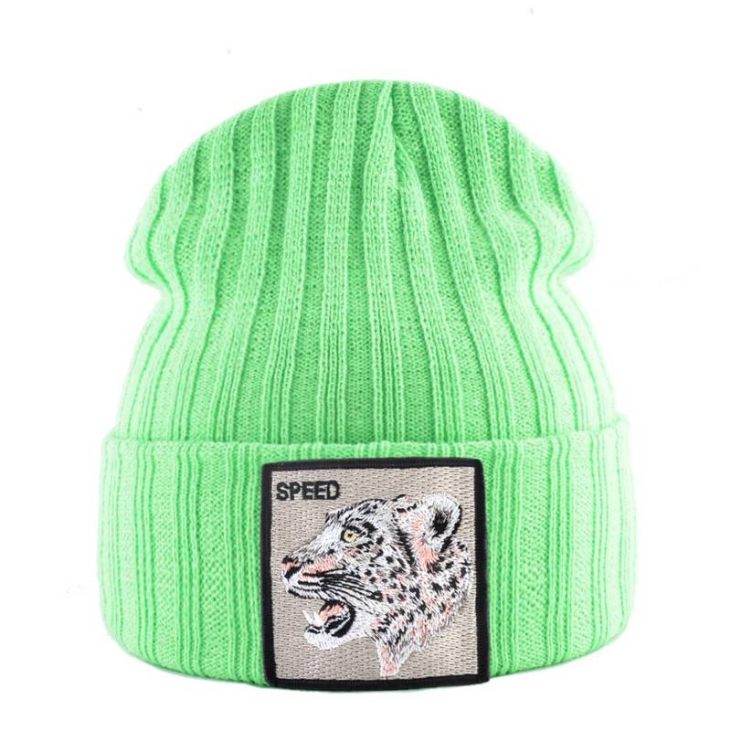 Skullies Beanies Frauen Herbst Winter Streetwear Stricken Mützen Hut Männer Gestrickte Einfarbig Motorhaube Gorras Mit Stickerei Patch Kappe von Joom DACH