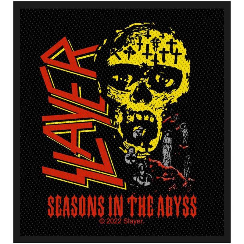 Slayer Seasons In The Abyss Standard-Patch 100mm x gelb/schwarz Slayer Seasons In The Abyss Standard-Patch 100mm x gelb/schwarz von Joom DACH
