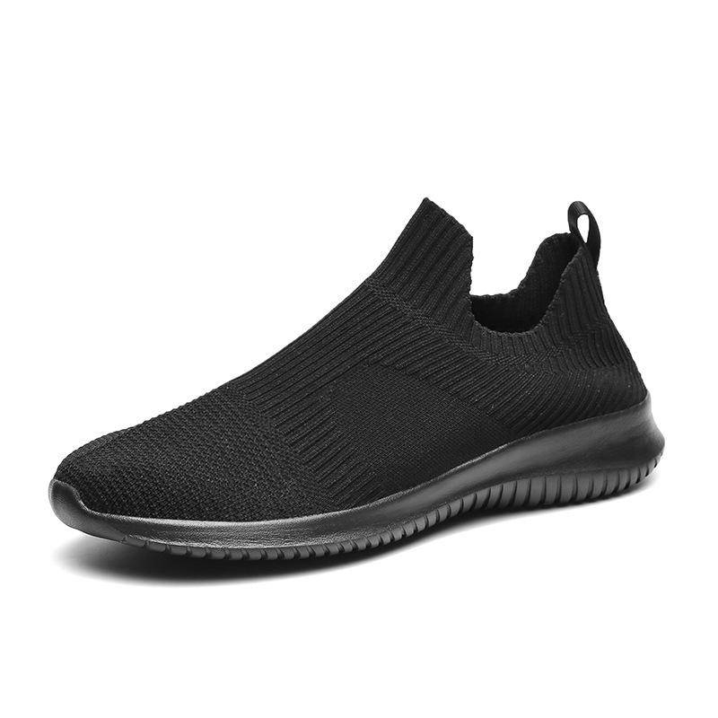 Slip-On Sneakers Herren Leichte Laufschuhe Atmungsaktive Gestrickte Sockenschuhe Weiß Jogging Walking Sportschuhe Männliche Freizeitschuhe 46 schwarz Slip-On Sneakers Herren Leichte Laufschuhe Atmungsaktive Gestrickte Sockenschuhe Weiß Jogging Walking Sportschuhe Männliche Freizeitschuhe 46 schwarz von Joom DACH