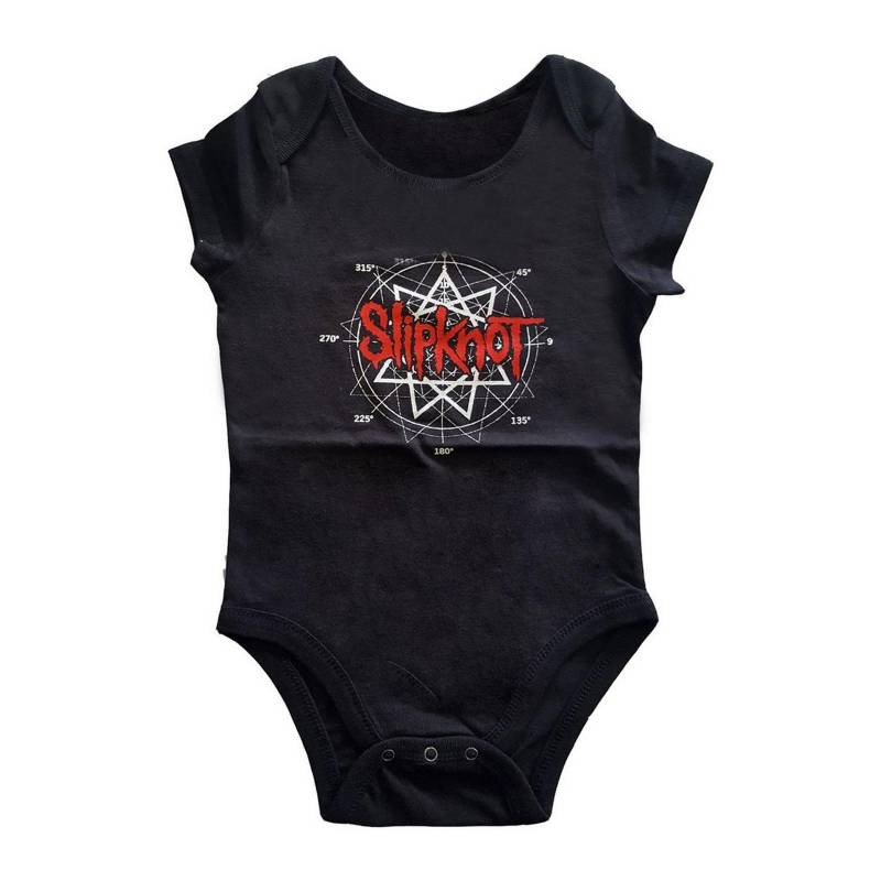 Slipknot Baby Strampler mit Stern-Logo 0-3 Months von Joom DACH