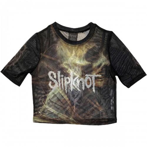 Slipknot Damen/Damen TESF Profile Mesh Crop Top XXS schwarz von Joom DACH