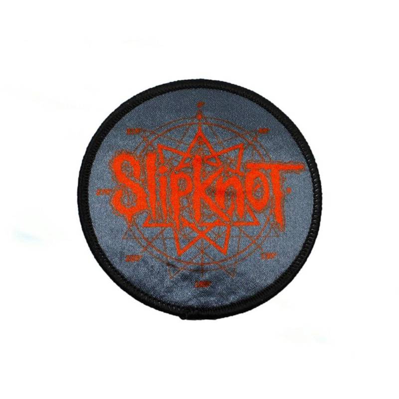 Slipknot Nonagram-Logo-Patch One Size rot/schwarz von Joom DACH