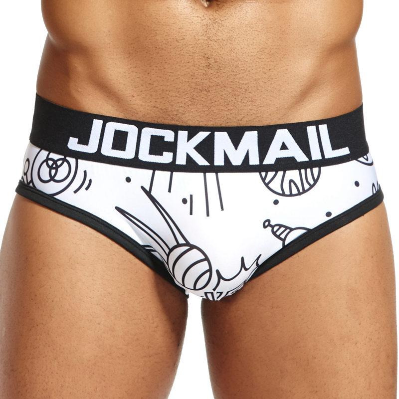 Slips JOCKMAIL Modische bedruckte Alltags- und Freizeitunterwäsche für Herren, niedrige Taille, Sport, großer Hodensack, bequeme Unterhose M von Joom DACH