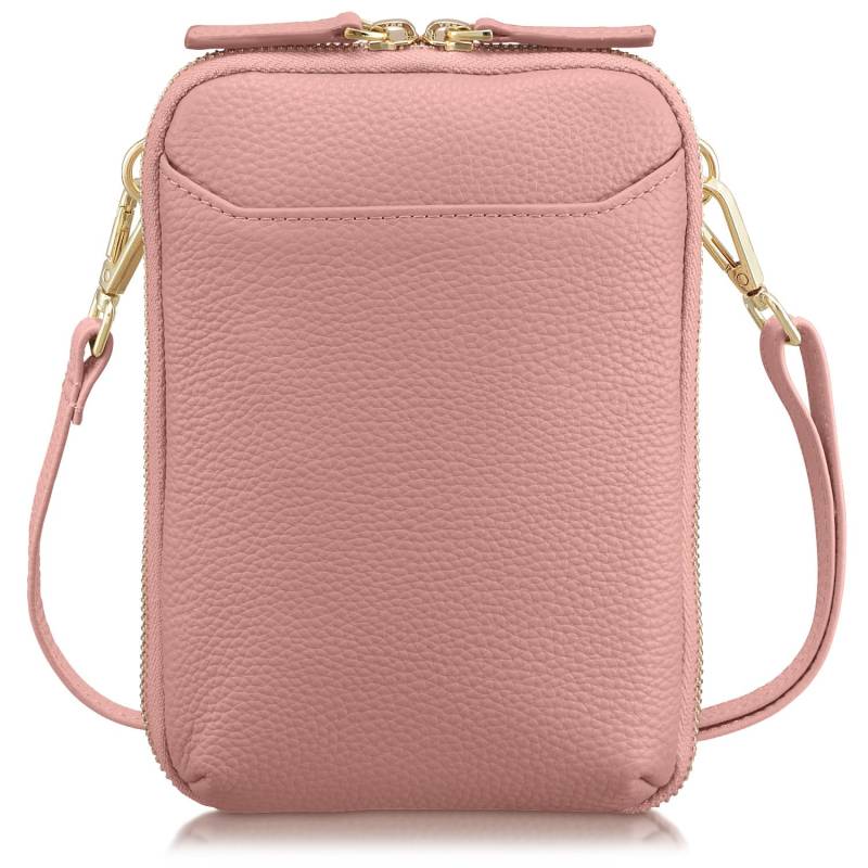 Smartphone-Tasche Sichtbarkeit Echtes Smartphone Schulter Crossbody Vertikale Brieftasche Smartphone Pochette Smartphone-Tasche Leichte Mini-Schultertasche von Joom DACH