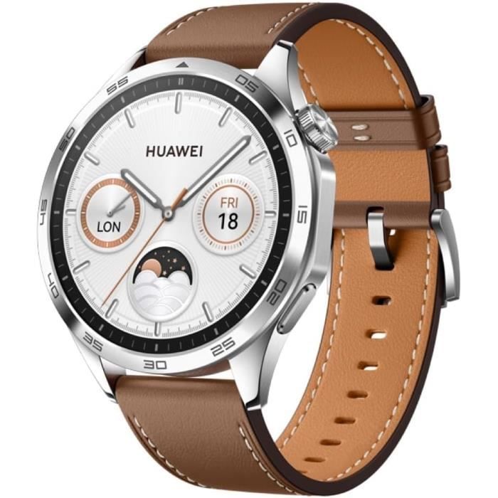 Smartwatch - HUAWEI - Watch GT 4 - 46MM - Edelstahl - 14 Tage Akkulaufzeit braun von Joom DACH