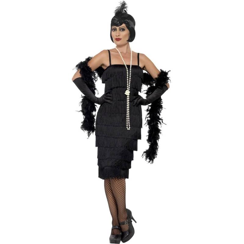 Smiffys Damen/Damen Flapper Kostümset S schwarz von Joom DACH
