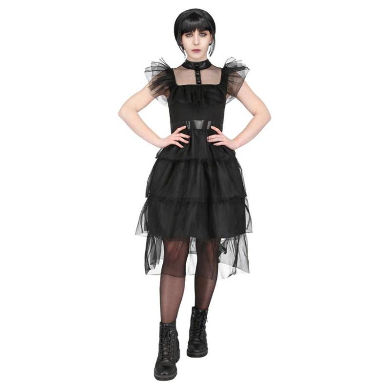 Smiffys Damen/Damen Gothic Abschlussball Kostümkleid XS schwarz Smiffys Damen/Damen Gothic Abschlussball Kostümkleid XS schwarz von Joom DACH