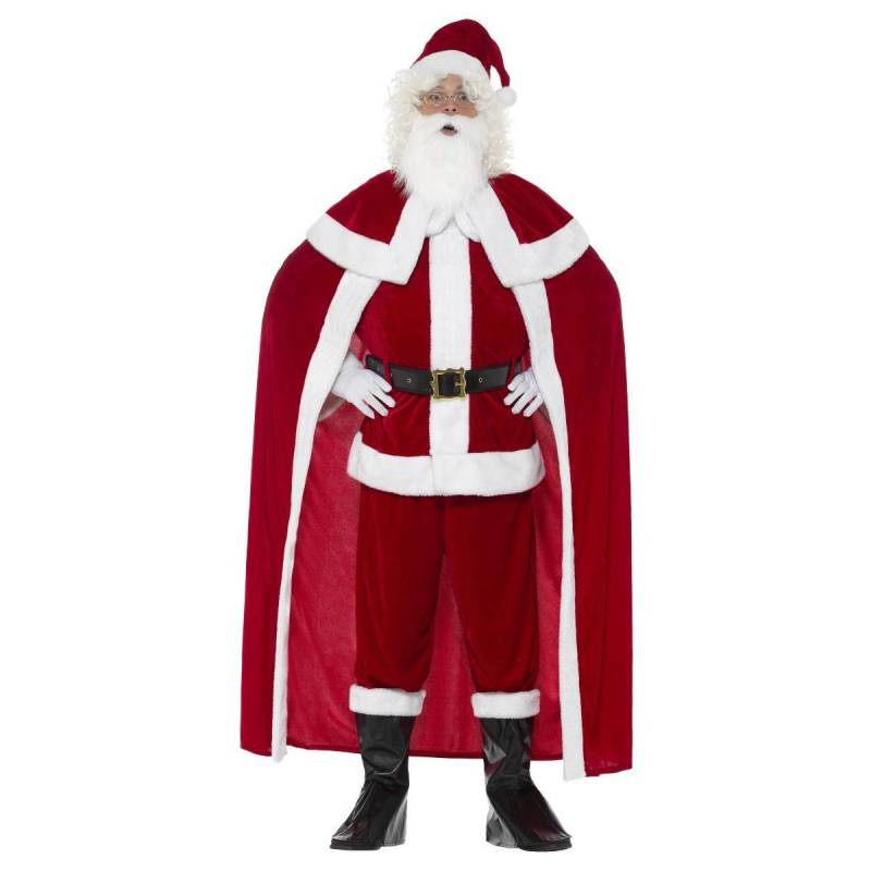 Smiffys Herren Deluxe Weihnachtsmann Kostüm Set XL rot von Joom DACH