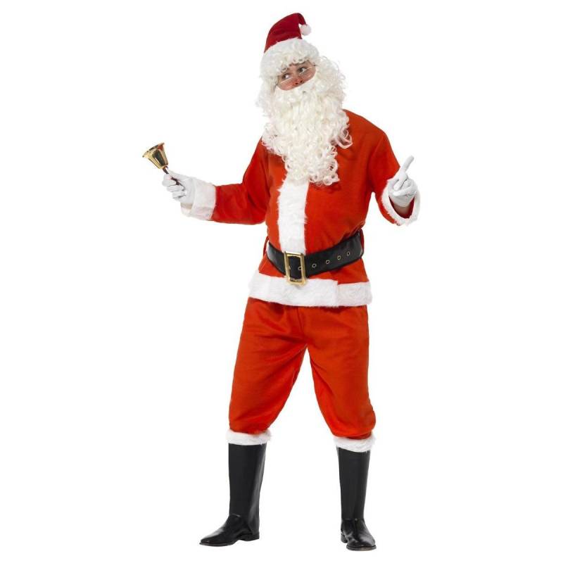 Smiffys Herren Deluxe Weihnachtsmann Weihnachtskostüm Set XL rot Smiffys Herren Deluxe Weihnachtsmann Weihnachtskostüm Set XL rot von Joom DACH