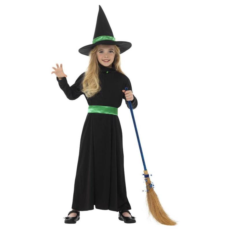 Smiffys Mädchen Böse Hexe Kostümset 4-6 Years schwarz von Joom DACH