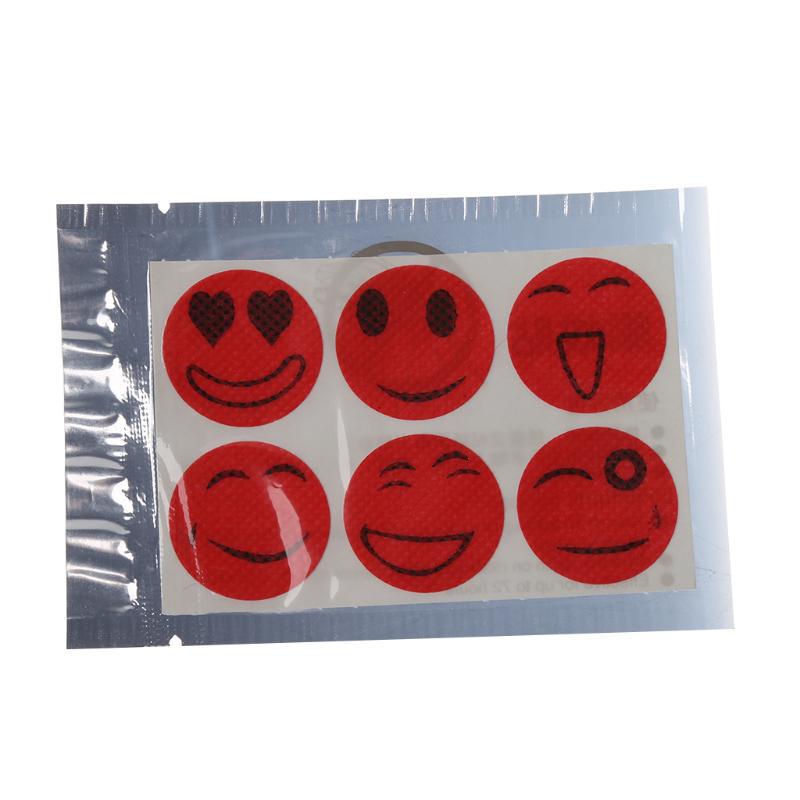 Smiley Face Anti Mosquito Mozzie Insect Bug Bugs Repellent Sticker Patch rot von Joom DACH