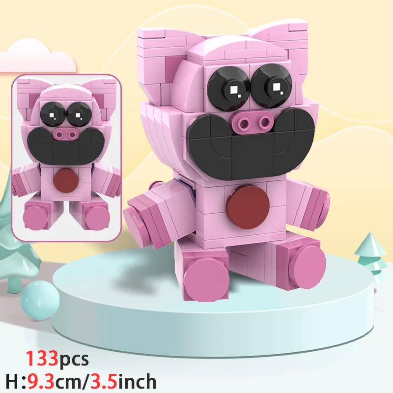 Smiling Critters Actionfigur Bausteine Set für Kinder Horrorspiel Mohnblumen Konstruktionsspielzeug für Kinder Geburtstagsgeschenk von Joom DACH