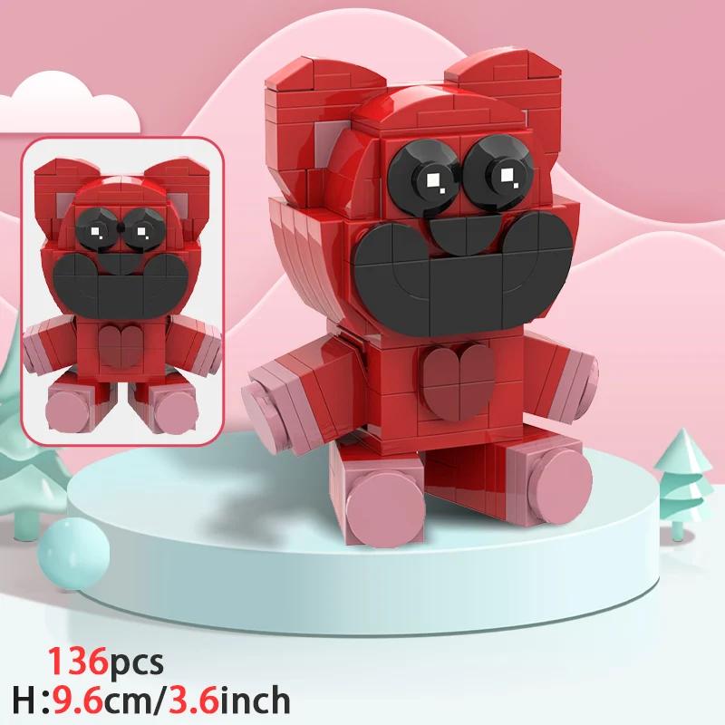 Smiling Critters Actionfigur Bausteine Set für Kinder Horrorspiel Mohnblumen Konstruktionsspielzeug für Kinder Geburtstagsgeschenk von Joom DACH