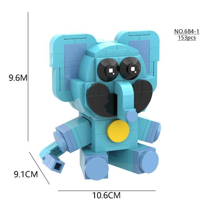 Smiling Critters Hundetag und Nickerchen Bausteine Set Katzenschlaf Hundetag Katzenschlaf Ziegel Geschenk für Kinder von Joom DACH