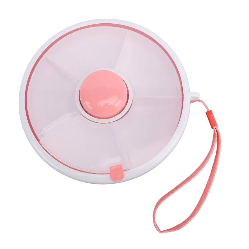 Snack Rotierenden Container mit Deckel 5 Fach Spender Auslaufsicher Spill Proof Versiegelung Kinder Obst L rosa Snack Rotierenden Container mit Deckel 5 Fach Spender Auslaufsicher Spill Proof Versiegelung Kinder Obst L rosa von Joom DACH