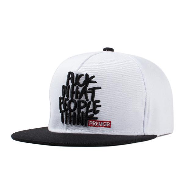 Snapback-Baseballkappe mit flacher Krempe, Schirmmütze, wilde Persönlichkeit, Hip-Hop-Hüte für Männer und Frauen, Kappen von Joom DACH