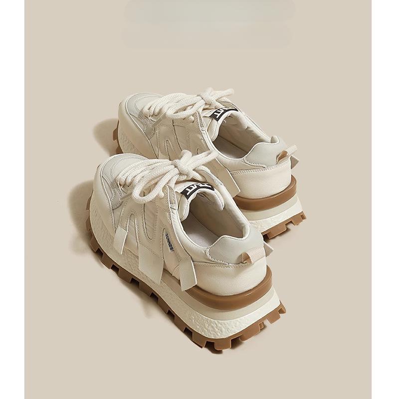 Sneakers Damen Vielseitige Freizeitschuhe Frühling Neue Leder Forrest Gump Schuhe Kinder Plateau Leichte Papa Schuhe 40 von Joom DACH