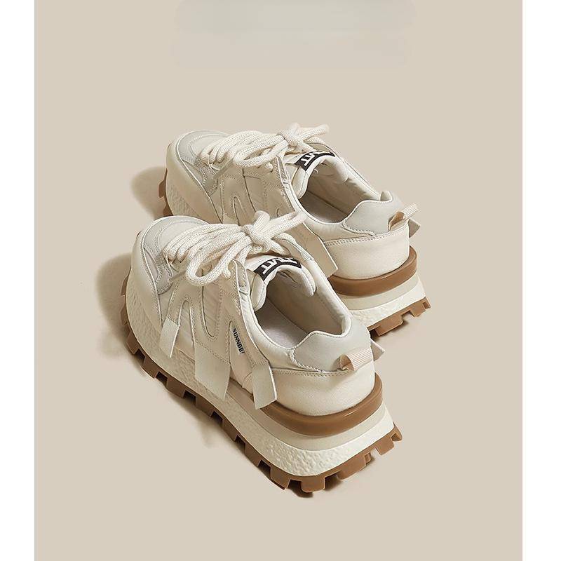 Sneakers Damen Vielseitige Freizeitschuhe Frühling Neue Leder Forrest Gump Schuhe Kinder Plateau Leichte Papa Schuhe 40 von Joom DACH