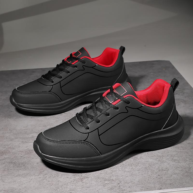 Sneakers Herren Freizeitschuhe Bequem Leicht Neu Herren Hochwertige Laufschuhe Outdoor Wasserdicht Leder Sportschuhe 39 von Joom DACH