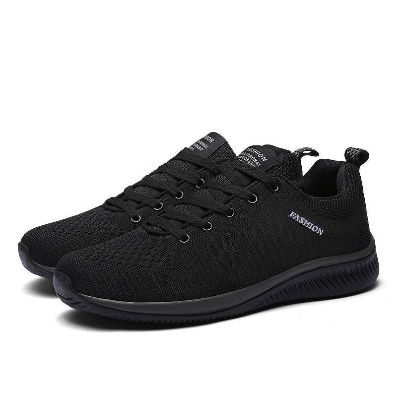 Sneakers Herren Laufen Walking Strickschuhe Mode Casual Hohe Qualität Sportlich Athletisch Fitnessstudio Leicht Herren Freizeitschuhe 43 von Joom DACH