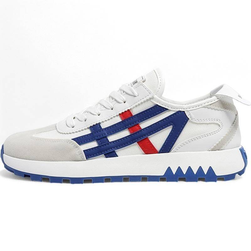 Sneakers Herrenschuhe Einfarbig Mode Weiß Casual Sportschuhe für Männer Plattform Rutschfeste Laufschuhe Zapatillas De Deporte 39 von Joom DACH