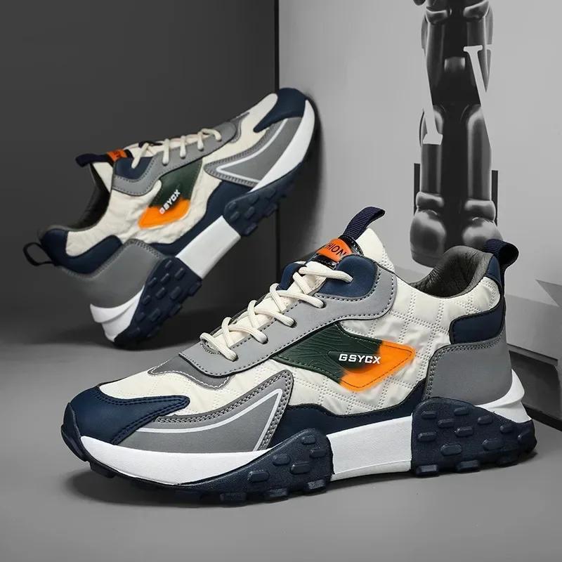 Sneakers Schuhe für Männer Luxus Plateau Herren Sneakers Hochwertige Casual Laufschuhe Winter Plus Size Baumwollschuhe Neu 46 von Joom DACH