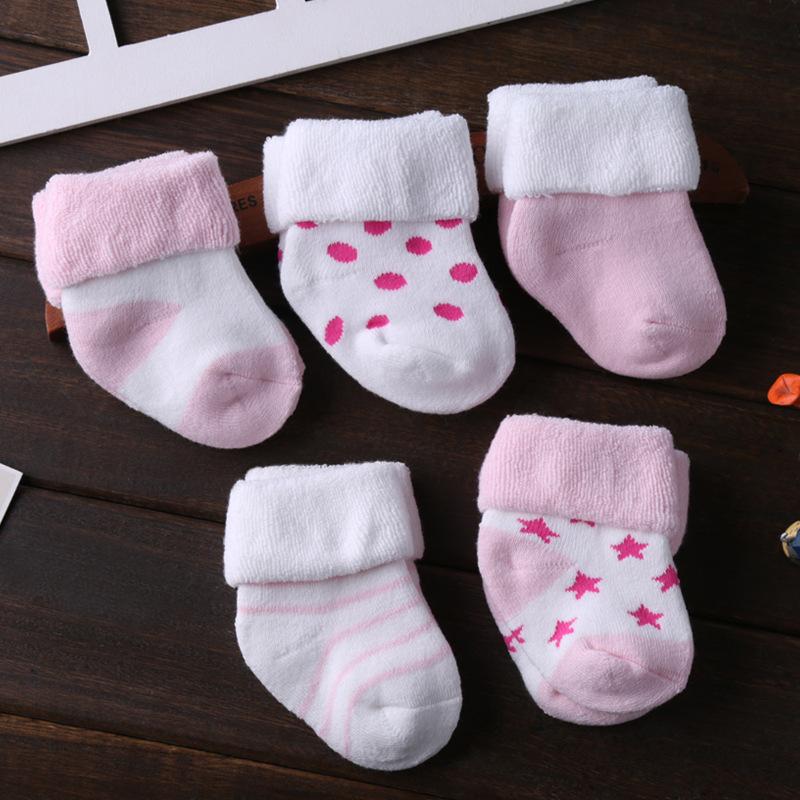 Socken für Neugeborene, Jungen und Mädchen, Kiddiezoom, Babyzubehör, Baumwolle, Unisex M von Joom DACH
