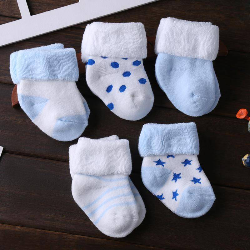 Socken für Neugeborene, Jungen und Mädchen, Kiddiezoom, Babyzubehör, Baumwolle, Unisex S von Joom DACH