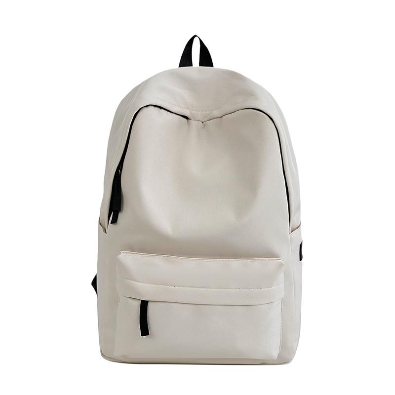 Soft Girl Niedlicher Rucksack Klein Schlicht Lässig College-Studenten Paar Leichter und Frischer Rucksack single package weiß von Joom DACH