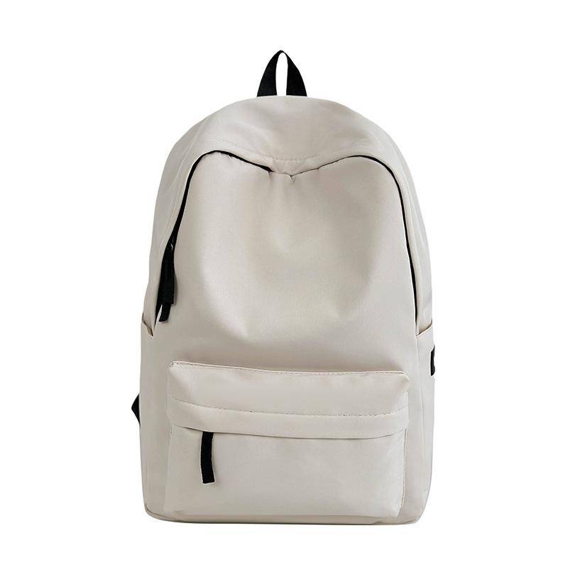 Soft Girl Niedlicher Rucksack Klein Schlicht Lässig College-Studenten Paar Leichter und Frischer Rucksack single package weiß von Joom DACH
