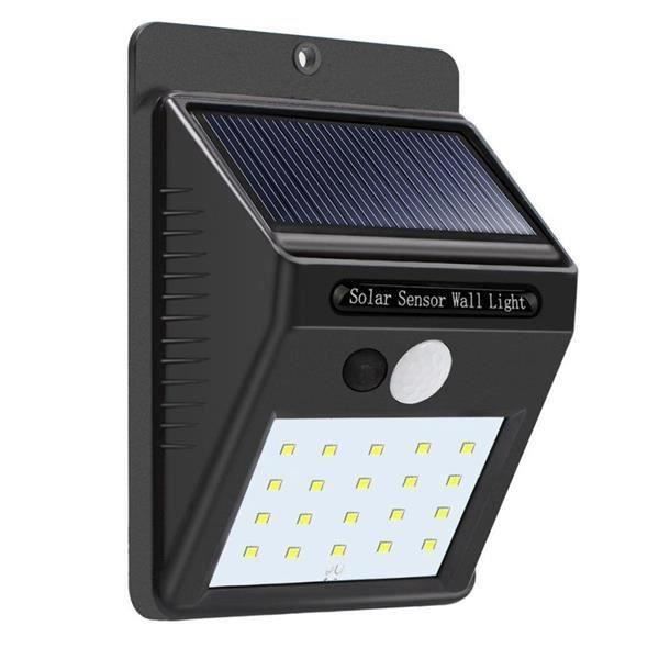 Solar-Wandleuchte Garten 20LED Bewegungssensor PIR+Licht IP65 L25100 von Joom DACH