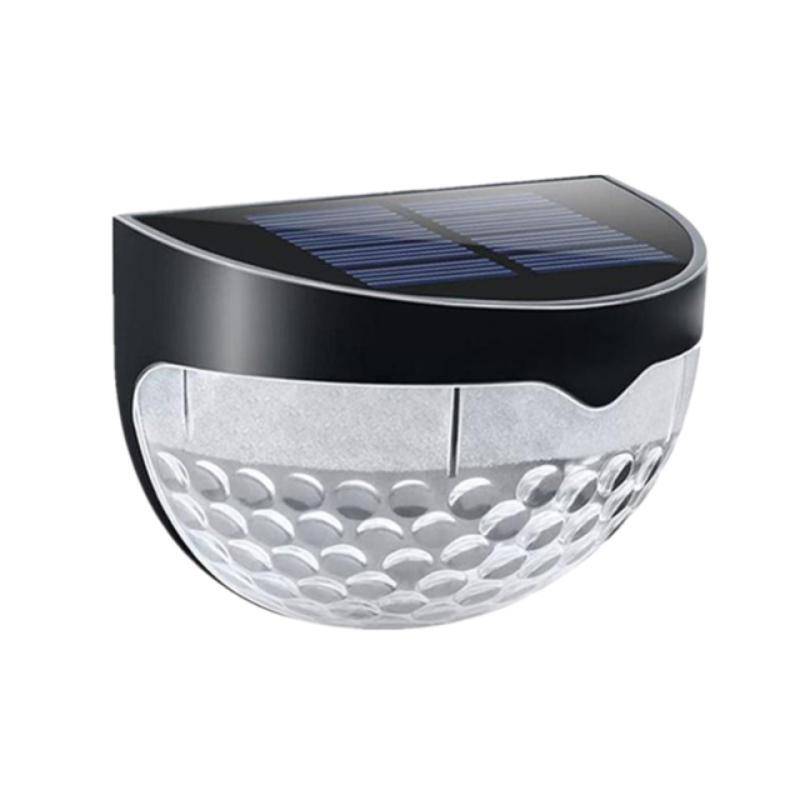 Solarlampe Außenbeleuchtung mittlere Steuerung Induktion Hofdekoration Solarzaun Wandlampe halbkreisförmige energiesparende Straßenlampe Treppenlampe White light schwarz Solarlampe Außenbeleuchtung mittlere Steuerung Induktion Hofdekoration Solarzaun Wandlampe halbkreisförmige energiesparende Straßenlampe Treppenlampe White light schwarz von Joom DACH