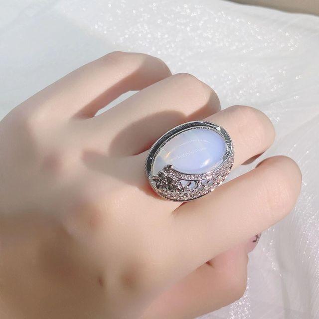 Solide S925 Sterling Silber Jade Ring Für Unisex Anillos De Origin Jade Edelstein Bizuteria Feine Silber 925 Schmuck Ring Frauen männer 10 weiß von Joom DACH
