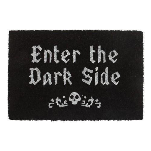 Something Different Enter The Dark Side Kokosfaser-Fußmatte One Size weiß/schwarz von Joom DACH