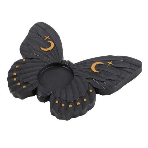 Something Different Motten-Teelichthalter One Size schwarz von Joom DACH