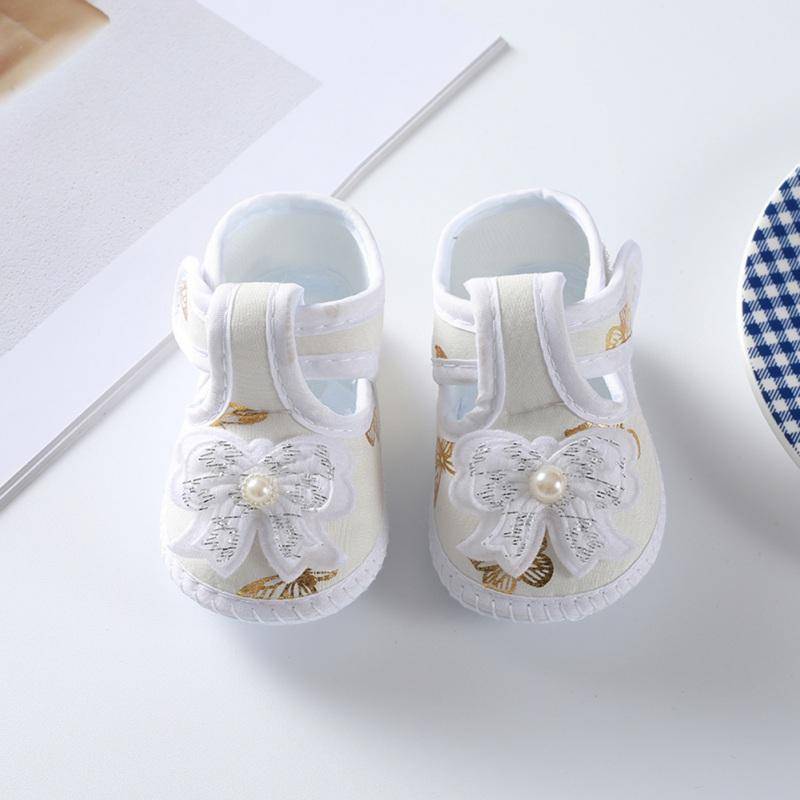 Sommer Baby Mädchen Segeltuchschuhe Lauflernschuhe Süße Prinzessin Schuhe 13 von Joom DACH