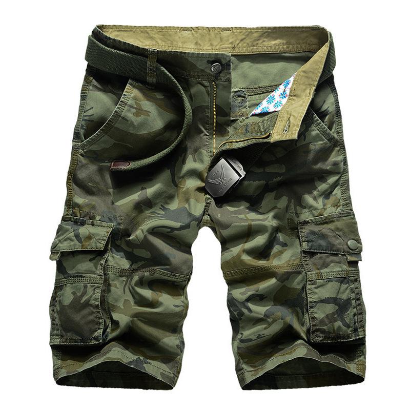 Sommer Baumwolle Camouflage männer Shorts Plus größe Casual Lose Atmungsaktiv Absorbieren schweiß militär uniform Multi-tasche Gerade 40 von Joom DACH