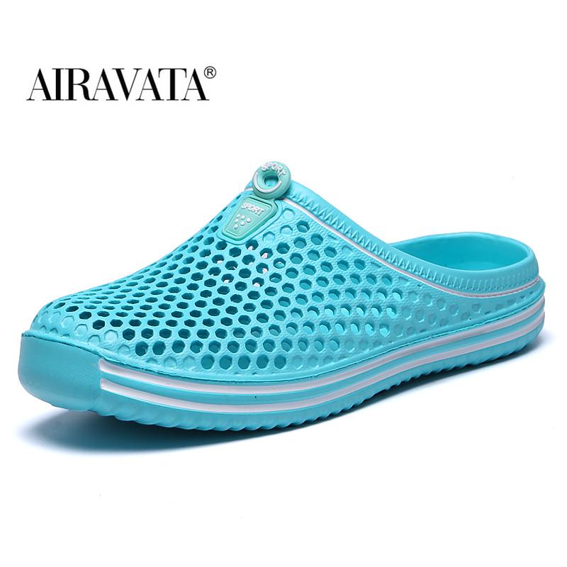 Sommer Clogs Hausschuhe Mode Männer und Frauen Garten Freizeit Schuhe rutschfeste Hausschuhe Strand Sandalen 38 von Joom DACH